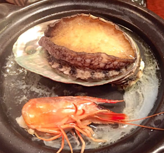 鮑と海老の陶板焼(イメージ) Photo